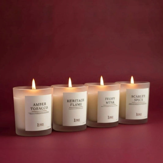Shot White Frosted Jar Candle (Pack of 4) | Signature collection - Premium Scented soy wax candle(Small)