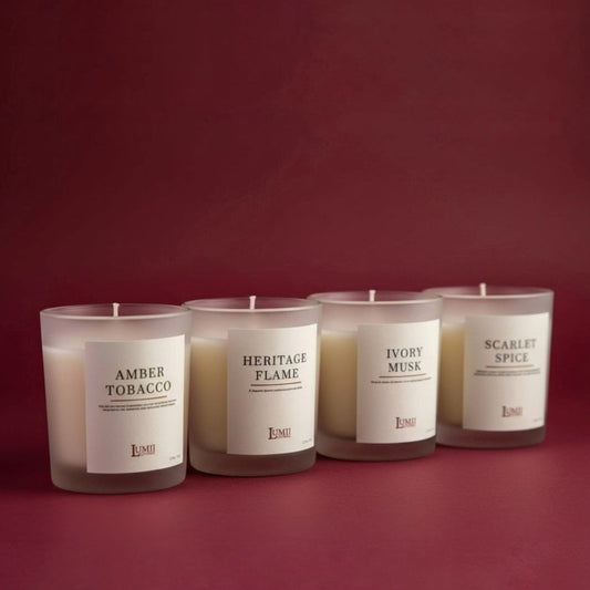 Shot White Frosted Jar Candle (Pack of 4) | Signature collection - Premium Scented soy wax candle(Small)