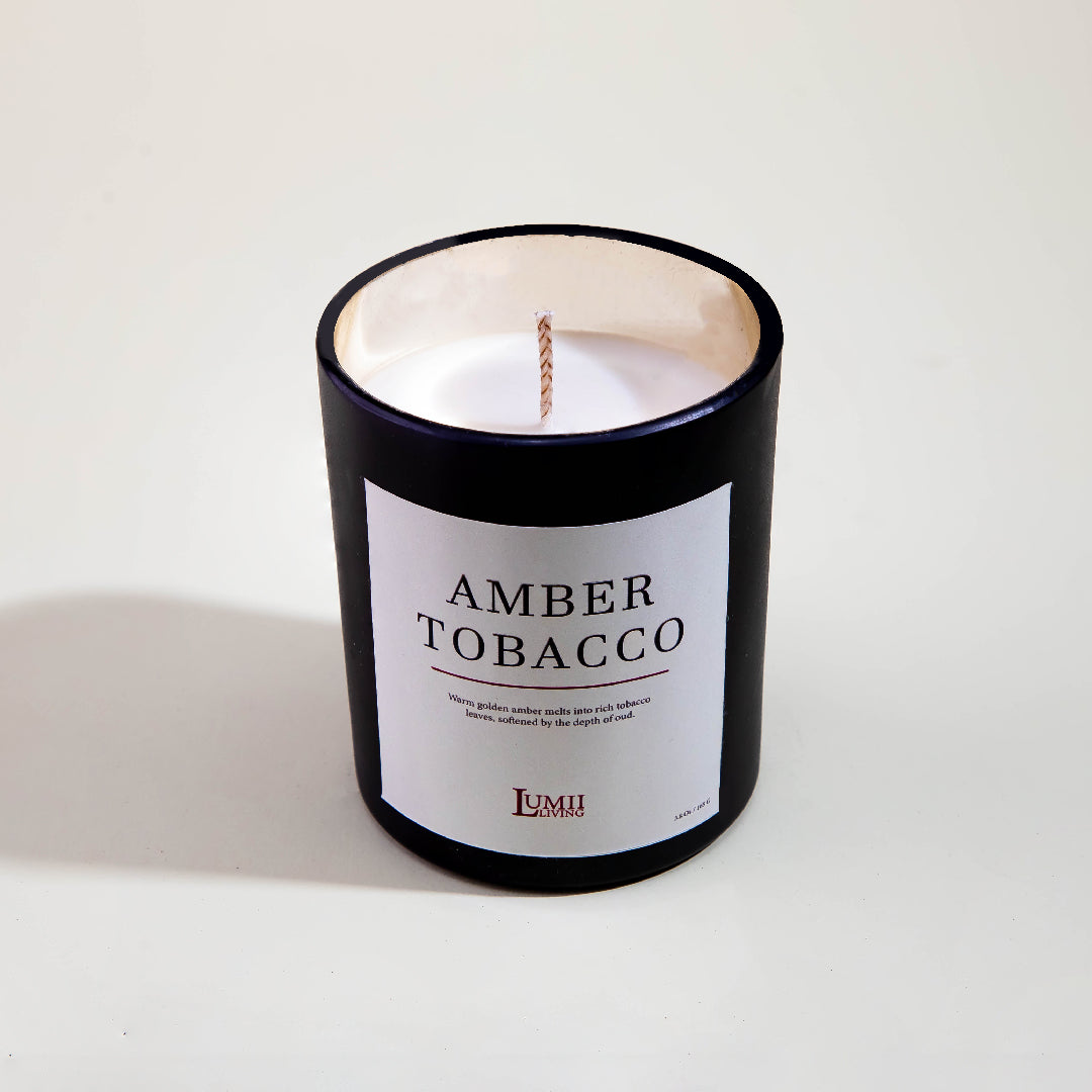 Black Glow jar Candle | Signature collection - Premium Scented soy wax candle (Medium)