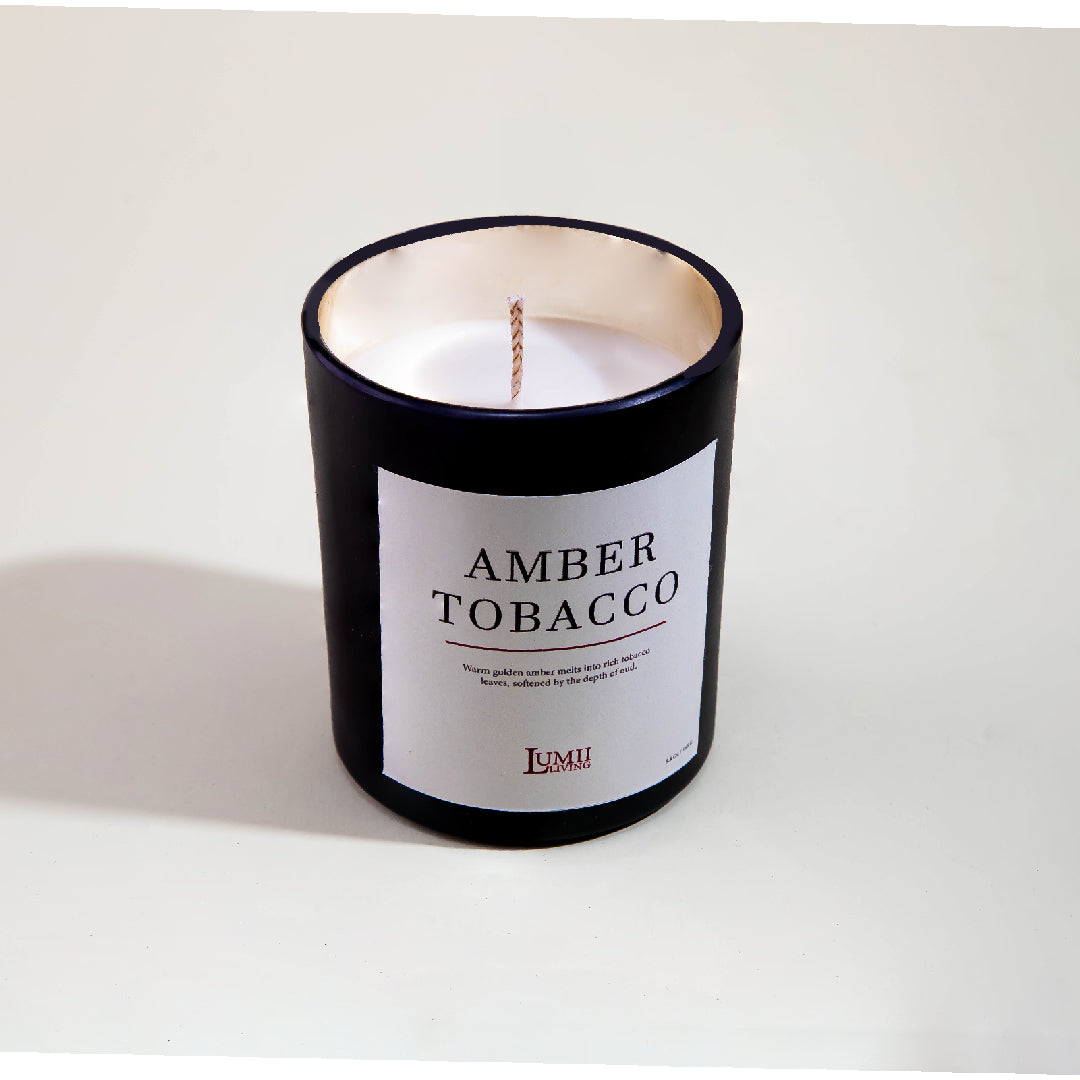 Black Glow jar Candle | Signature collection - Premium Scented soy wax candle (Medium)