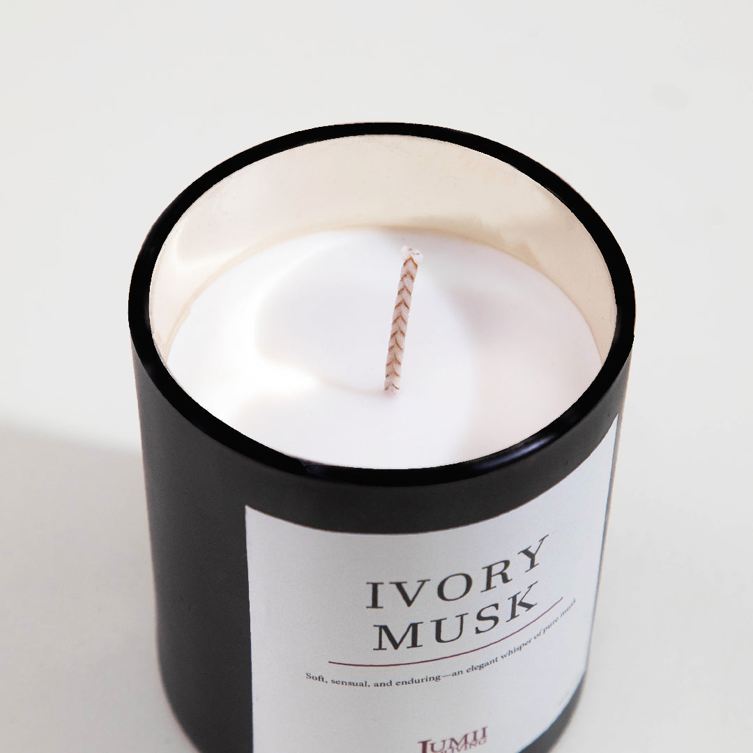 Black Glow jar Candle | Signature collection - Premium Scented soy wax candle (Medium)