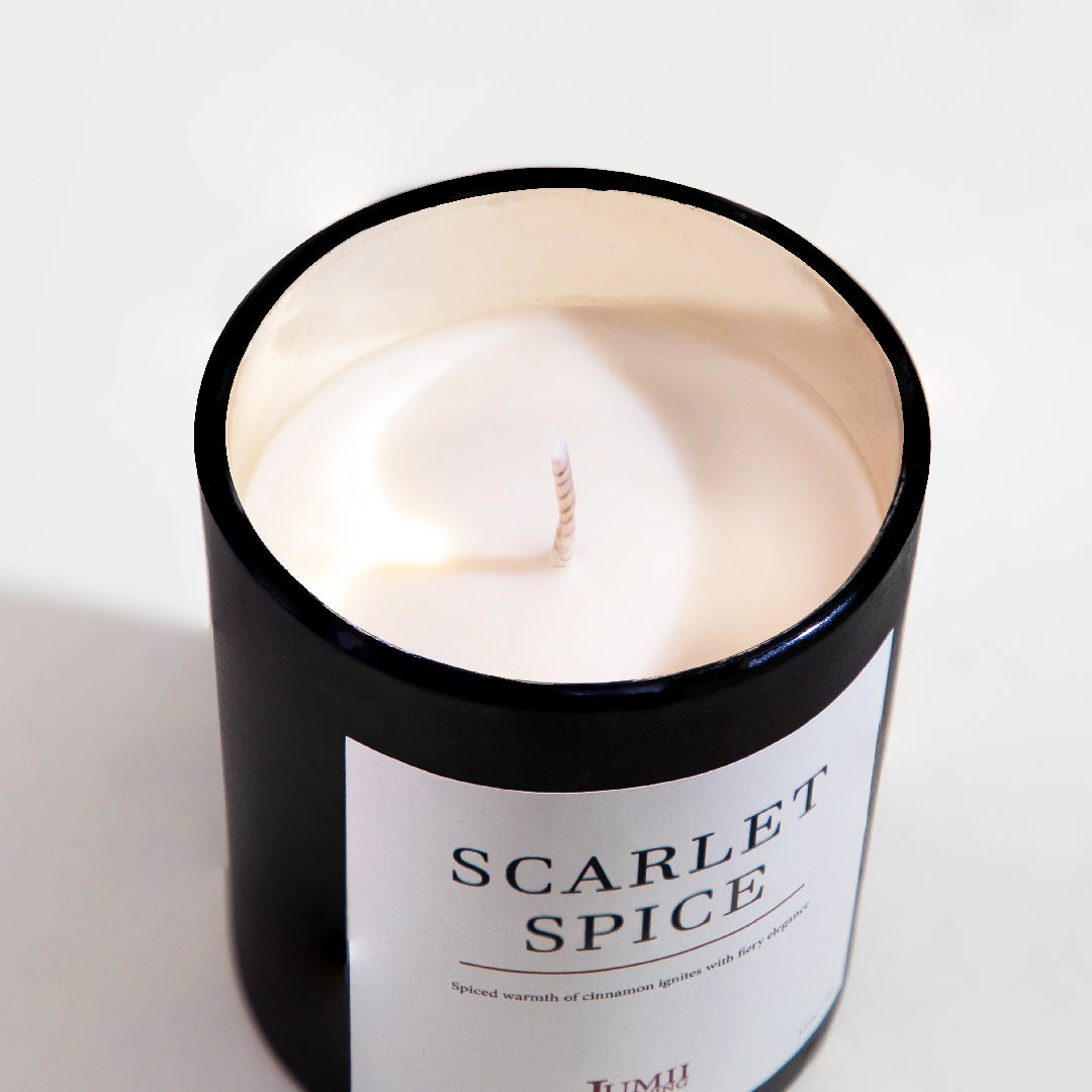 Black Glow jar Candle | Signature collection - Premium Scented soy wax candle (Medium)