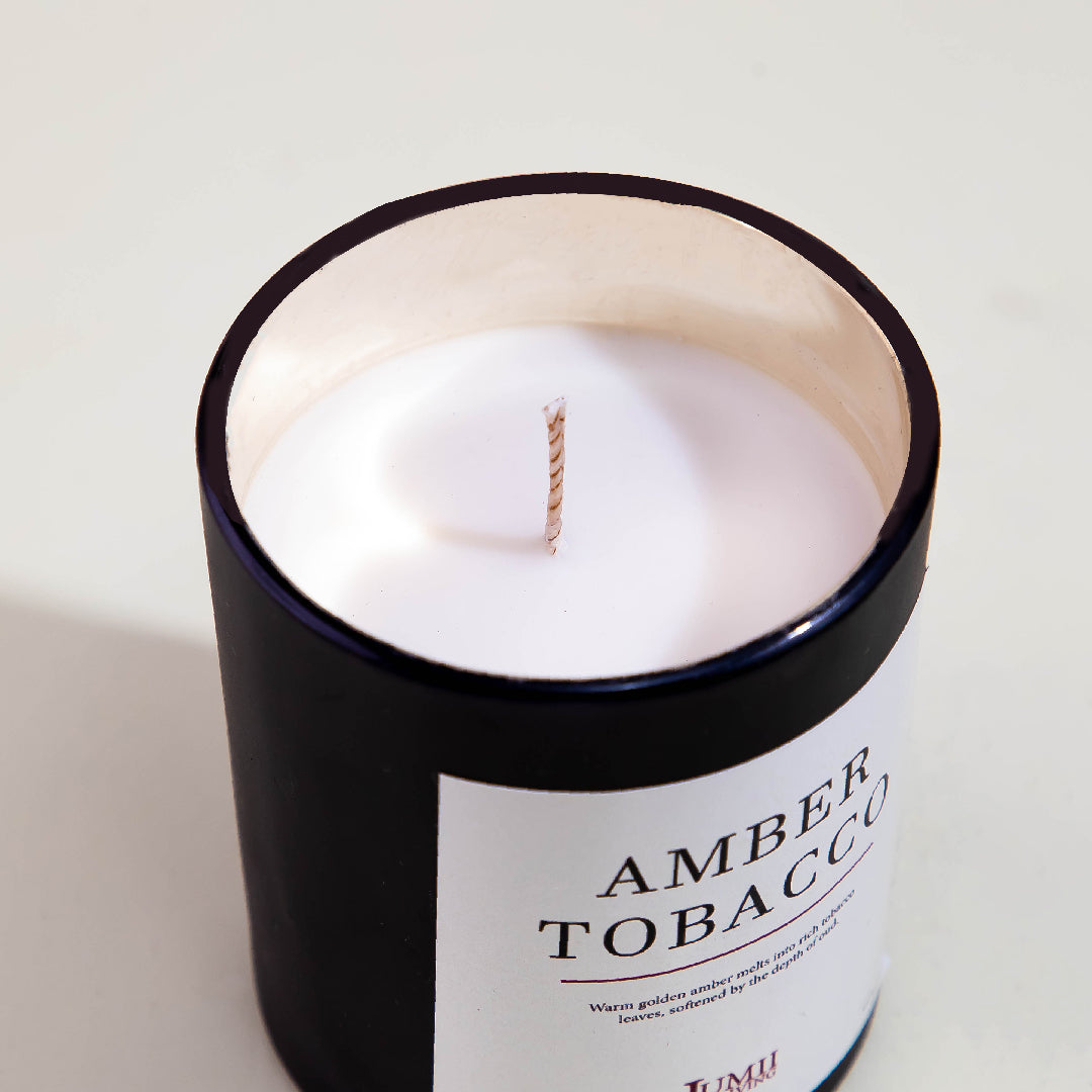 Black Glow jar Candle | Signature collection - Premium Scented soy wax candle (Medium)