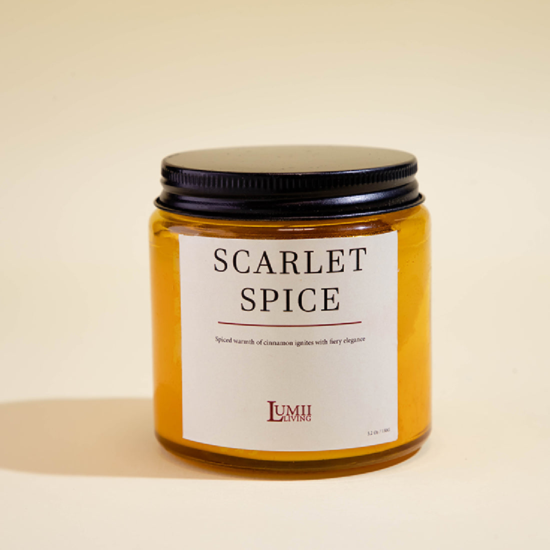 Golden Amber jar Candle | Signature collection - Premium Scented soy wax candle (Medium)