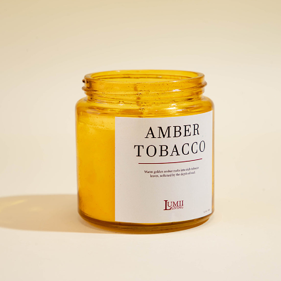 Golden Amber jar Candle | Signature collection - Premium Scented soy wax candle (Medium)