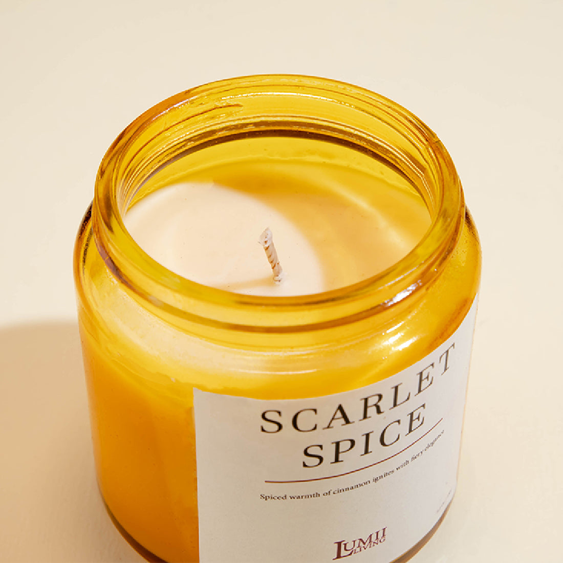 Golden Amber jar Candle | Signature collection - Premium Scented soy wax candle (Medium)