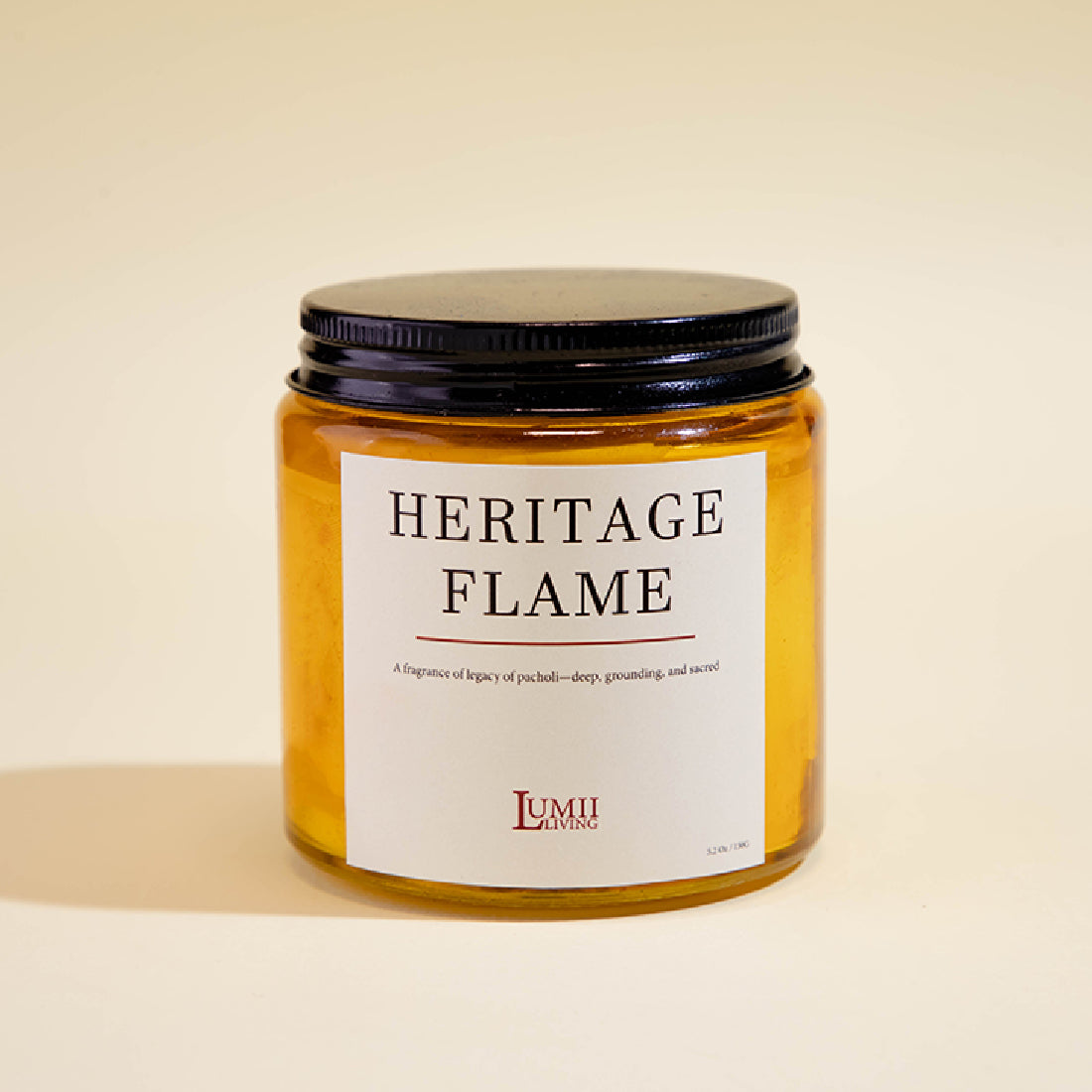 Golden Amber jar Candle | Signature collection - Premium Scented soy wax candle (Medium)