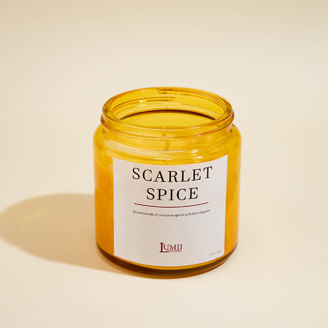 Golden Amber jar Candle | Signature collection - Premium Scented soy wax candle (Medium)