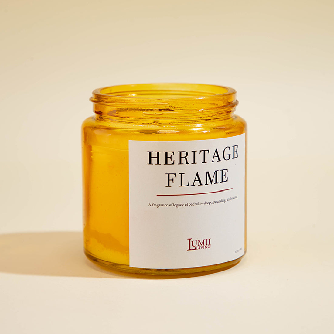 Golden Amber jar Candle | Signature collection - Premium Scented soy wax candle (Medium)