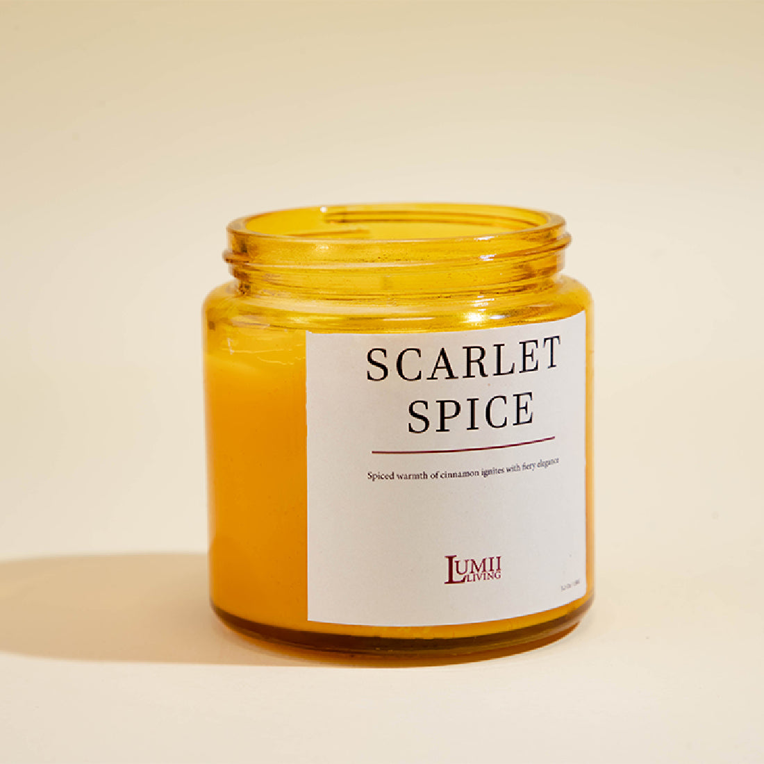 Golden Amber jar Candle | Signature collection - Premium Scented soy wax candle (Medium)