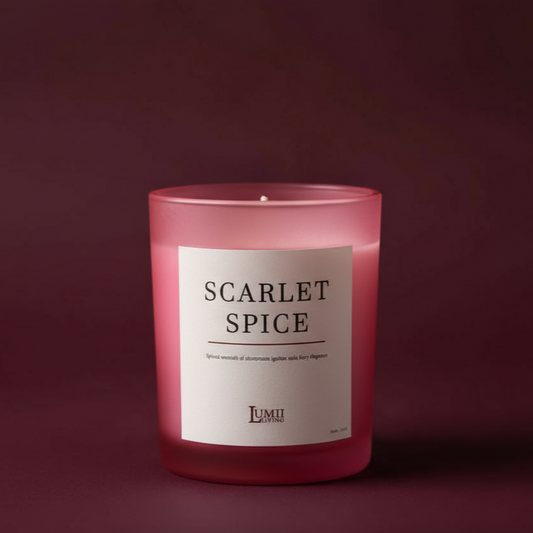 Pink Frosted Jar Candle | Signature collection - Premium Scented soy wax candle (Medium)
