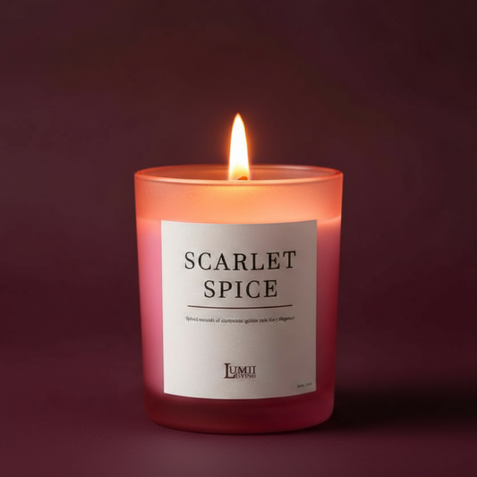 Pink Frosted Jar Candle | Signature collection - Premium Scented soy wax candle (Medium)