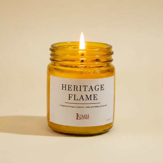 Golden Amber jar Candle | Signature collection - Premium Scented soy wax candle (Small)