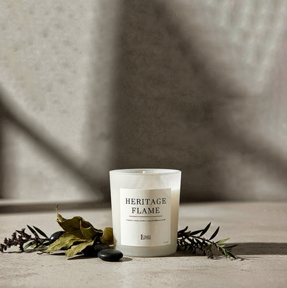 White Frosted Jar Candle | Signature collection - Premium Scented soy wax candle(Medium)