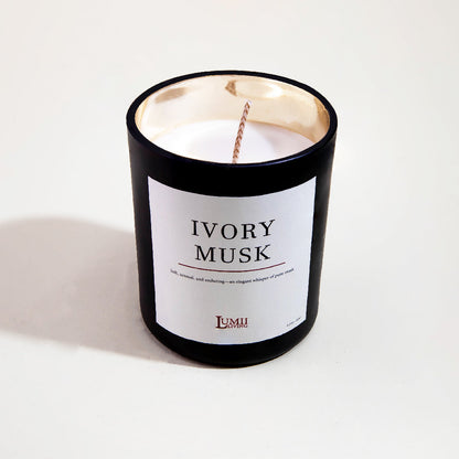 Black Glow jar Candle | Signature collection - Premium Scented soy wax candle (Medium)