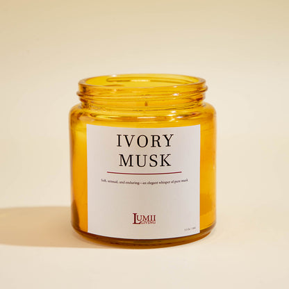 Golden Amber jar Candle | Signature collection - Premium Scented soy wax candle (Medium)