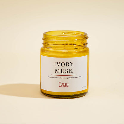 Golden Amber jar Candle | Signature collection - Premium Scented soy wax candle (Small)